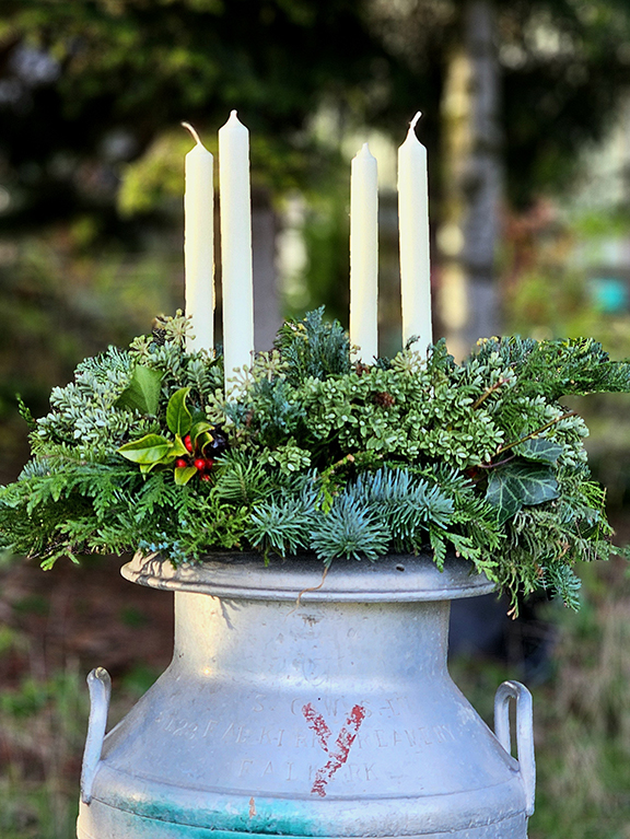 Winter's Gather Advent/Table Centre Decoration - Image 4